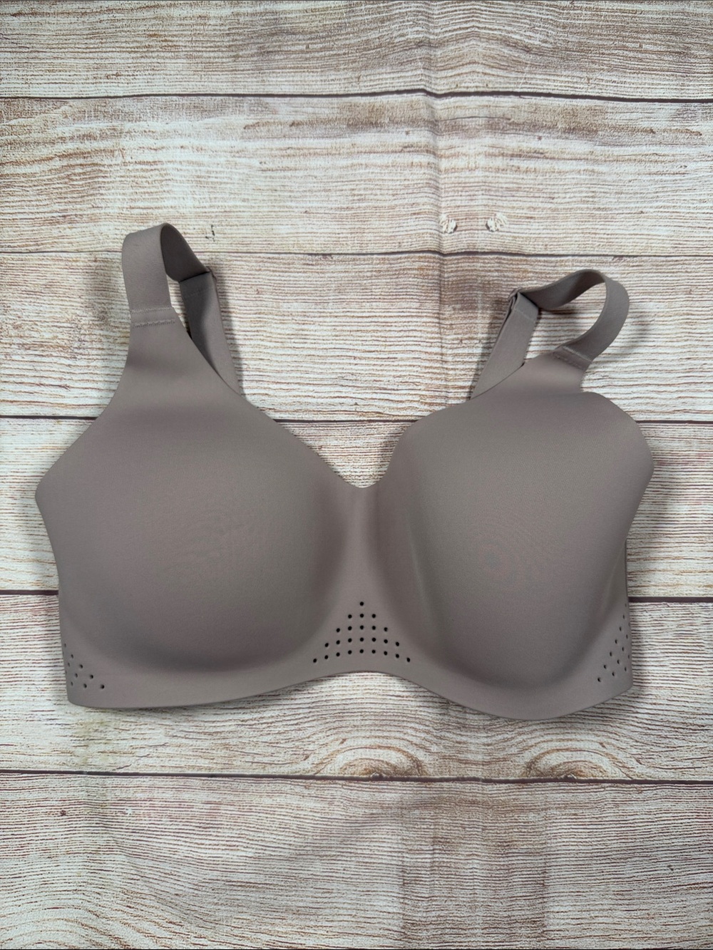 Victoria's Secret High Support Wireless Smooth Moulded Sports Bra -‎ Taupe